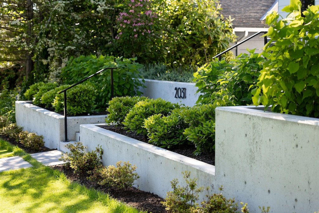 Retaining walls by Craine Projects